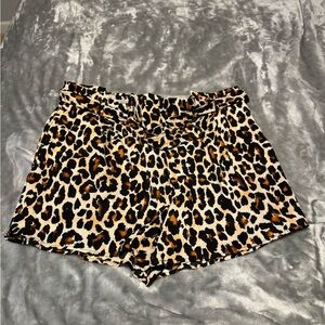 Ophelia & Co. High Waist Leopard Print Shorts
